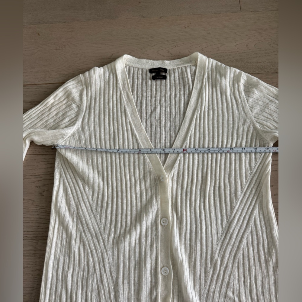 Massimo Dutti front button cardigan Size L - Picture 5 of 6